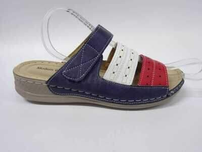 Klapki damskie 7A5703-2.NAVY (36/42,12par)