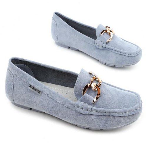Mokasyny damskie MH12-14.BLUE (36/41,12par)