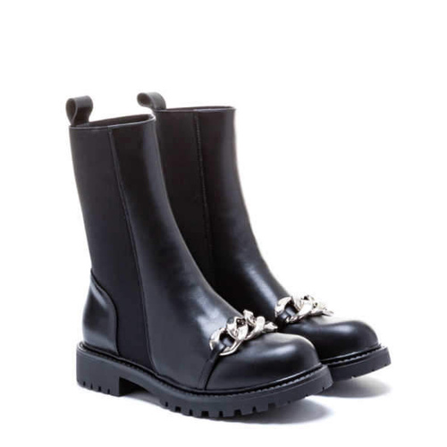 Botki damskie 7AJH20-261.BLACK Nieocieplane (36/41,12par)
