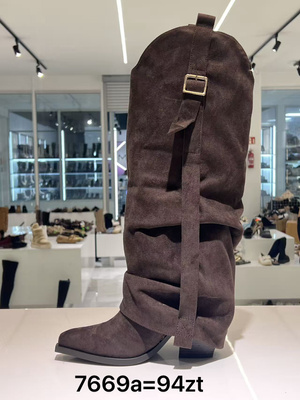 Kozaki damskie  7A7669A.BROWN (36/41,12par)