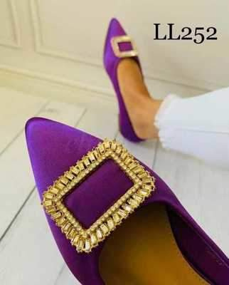 Balerinki damskie 7ALL252.FIOLET (36/41,12par)