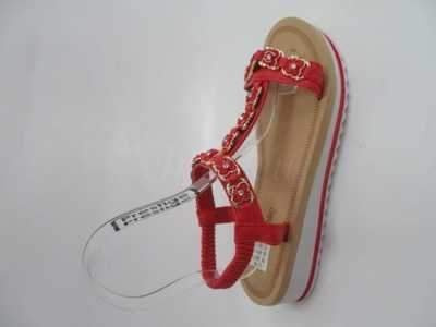 Sandały damskie 7AG5003-07.RED (36/41,12par)