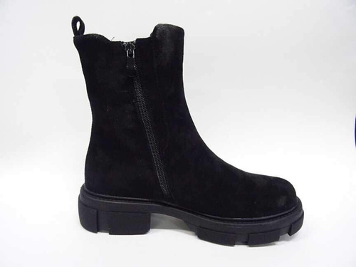 Botki damskie 7AH2217-1.BLACK Ocieplane (36/41,12par)