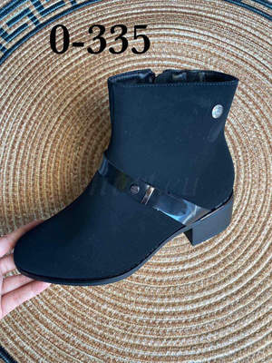 Botki damskie ocieplane   7A0-335.BLACK   (36/41,12par)