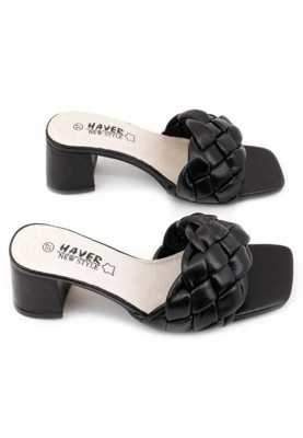 Klapki damskie  7ASY39-1.BLACK (36/41,12par)