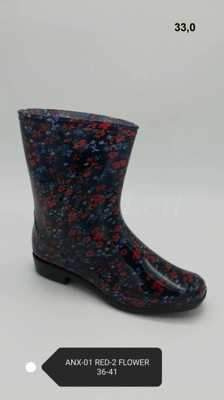 Kalosze damskie 7AANX-01.RED2FLOWER (36/41,12par)