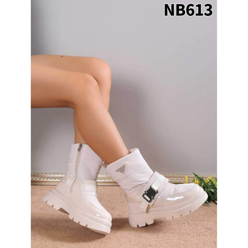 Botki damskie   7ANB613.BEIGE   (36/41,12par)