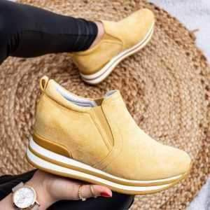Botki damskie 7AH0108.YELLOW (36/41,12par)