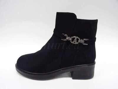Botki damskie 7A5687-5.BLACK (36/41,12par)