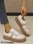 Buty sportowe damskie 7ABL535.KHAKI (36/41,12par)