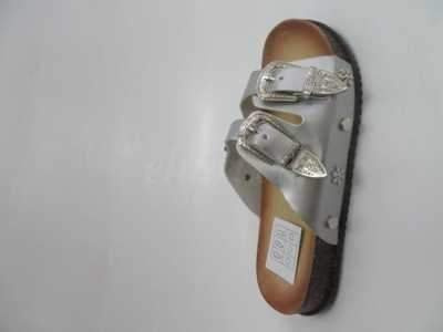 Klapki damskie 7AG510-03.SILVER (36/41,12par)