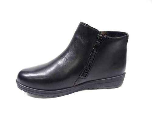 Botki damskie 7AKAN06.BLACK Ocieplane (37/42,12par)