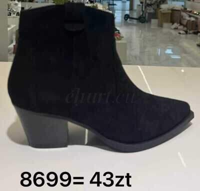 Botki damskie 7A8699.BLACK (36/41,12par)