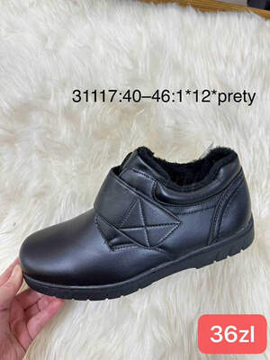 Trzewiki męskie 9A31117.BLACK (40/46,12par)