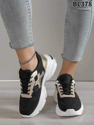 Buty sportowe damskie 7ABL378.BLACK (36/41,12par)