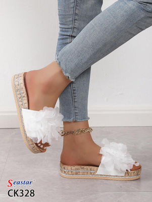 Klapki damskie CK328.WHITE (36/41,12par)