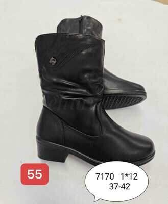 Botki damskie 7A7170.BLACK (37/42,12par)