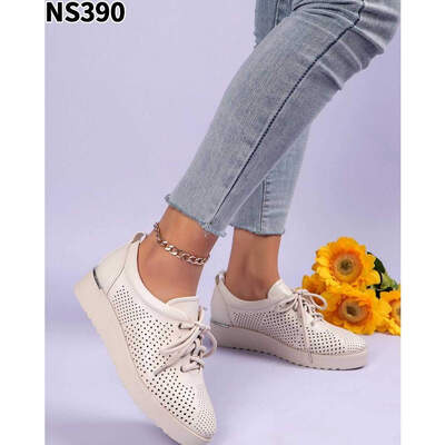 Półbuty damskie  7ANS390.BEIGE  (36/41,12par)