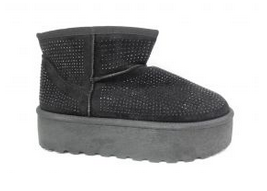 Botki damskie ocieplane 7ASF55.BLACK (36/41,12par)