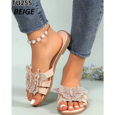 Klapki damskie TU255.BEIGE (36/41,12par)