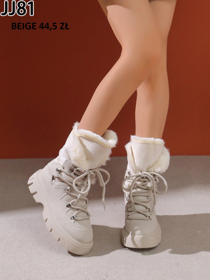 Trzewiki damskie JJ81.BEIGE (36/41,12par)