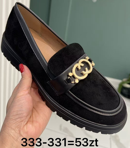 Półbuty damskie 333-331.KOLORDOWYBORU (36/41,12par)