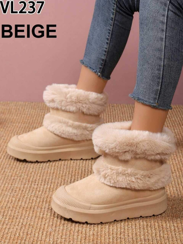 Botki damskie VL237.BEIGE (36/41,12par)