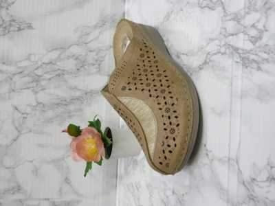 Klapki damskie 7AJH1-1.KHAKI (36/41,12par)