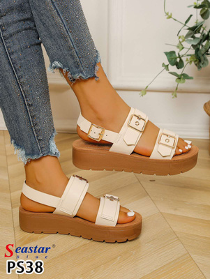 Sandały damskie PS38.BEIGE (36/41,12par)