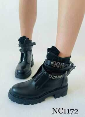 Botki damskie 7ANC1172.BLACK (36/41,12par)