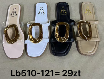 Klapki damskie LB510-121.KOLORDOWYBORU (36/41,12par)