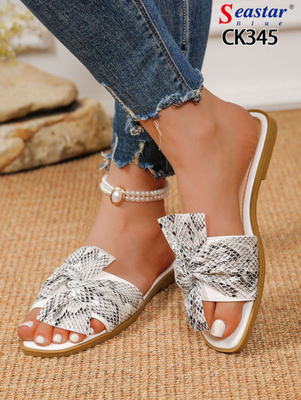 Klapki damskie CK345.SNAKE (36/41,12par)