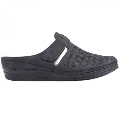 Klapki damskie DE991-5.BLACK (36/41,12par)
