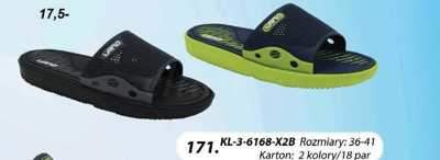 Klapki damskie 7AKL-3-6168-X2B.MIX (36/41,18par)
