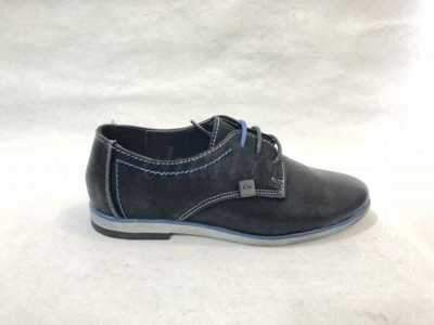 Półbuty chłopięce 5AAB28C-6.BLACK/BLUE (31/36,8par)