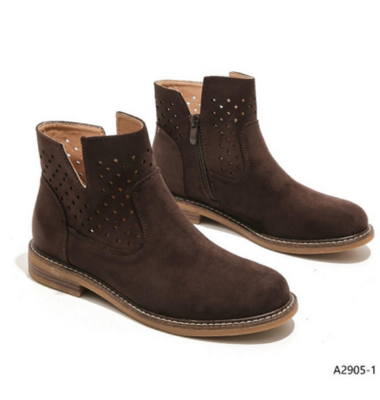 Botki damskie A2905-1.COFFEE (36/41,12par)