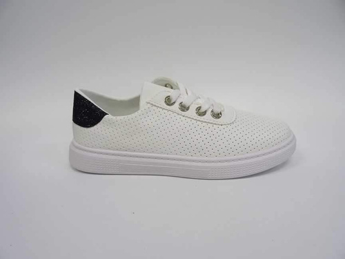 Buty sportowe damskie 7A36802-81.WHITE/BLACK  (36/41,12par)