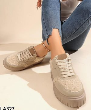 Półbuty damskie  7ALA327.KHAKI (36/41,12par)