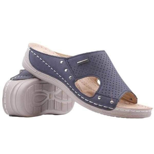 Klapki damskie DE986-1.NAVY (36/41,12par)