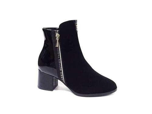 Botki damskie 7ASA102-1.BLACK (36/41,12par)