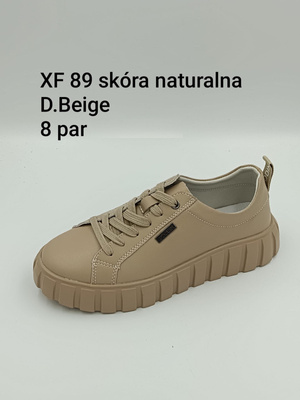 Buty sportowe damskie 7AXF89.D.BEIGE (36/41,8par)