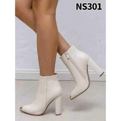 Botki damskie 7ANS301.BEIGE Ocieplane (36/41,12par)