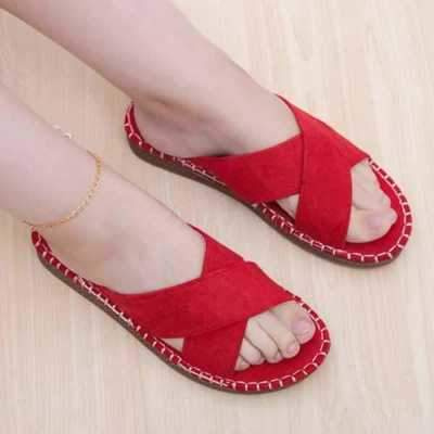 Klapki damskie 7AE3182.RED (36/41,12par)