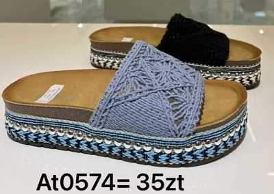 Klapki damskie 7AAT0574.KOLORDOWYBORU (36/41,12par)