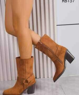 Botki damskie 7ARB157.CAMEL (36/41,12par)