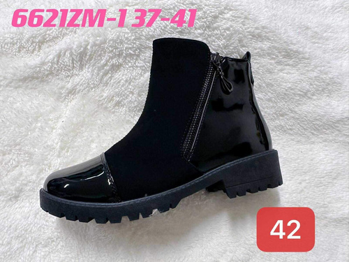 Botki damskie   7A6627ZM-1.BLACK      (37/41,12par)