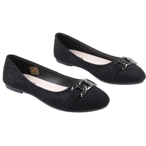 Balerinki damskie F22-2.BLACK (36/41,12par)