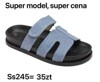 Klapki damskie 7ASS245.BLUE (36/42,12par)