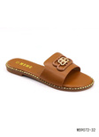 Klapki damskie WS9072-32.KHAKI (36/41,12par)