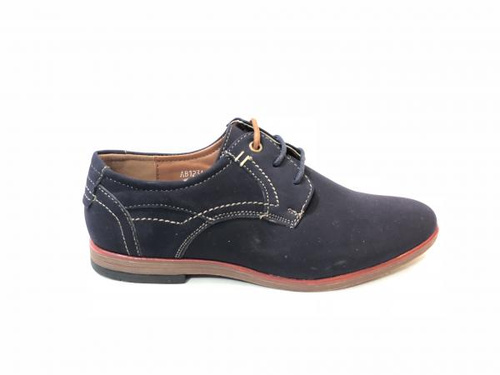 Półbuty chłopięce AB123AC-1.NAVY/BROWN (31/36,8par)